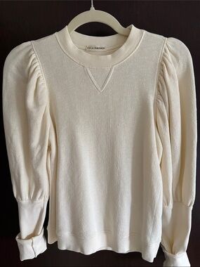 Ulla Johnson Puff Sleeve Sweatshirt Top